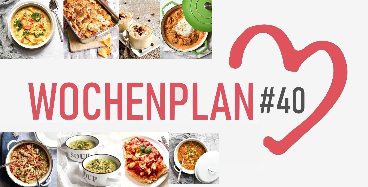 Wochenplan 40 Abwechslungsreiche Rezeptideen Fur Eine Woche Mix Dich Glucklich Thermomix Rezepte Food Non Essen Kosmetik Putzmittel Etc 