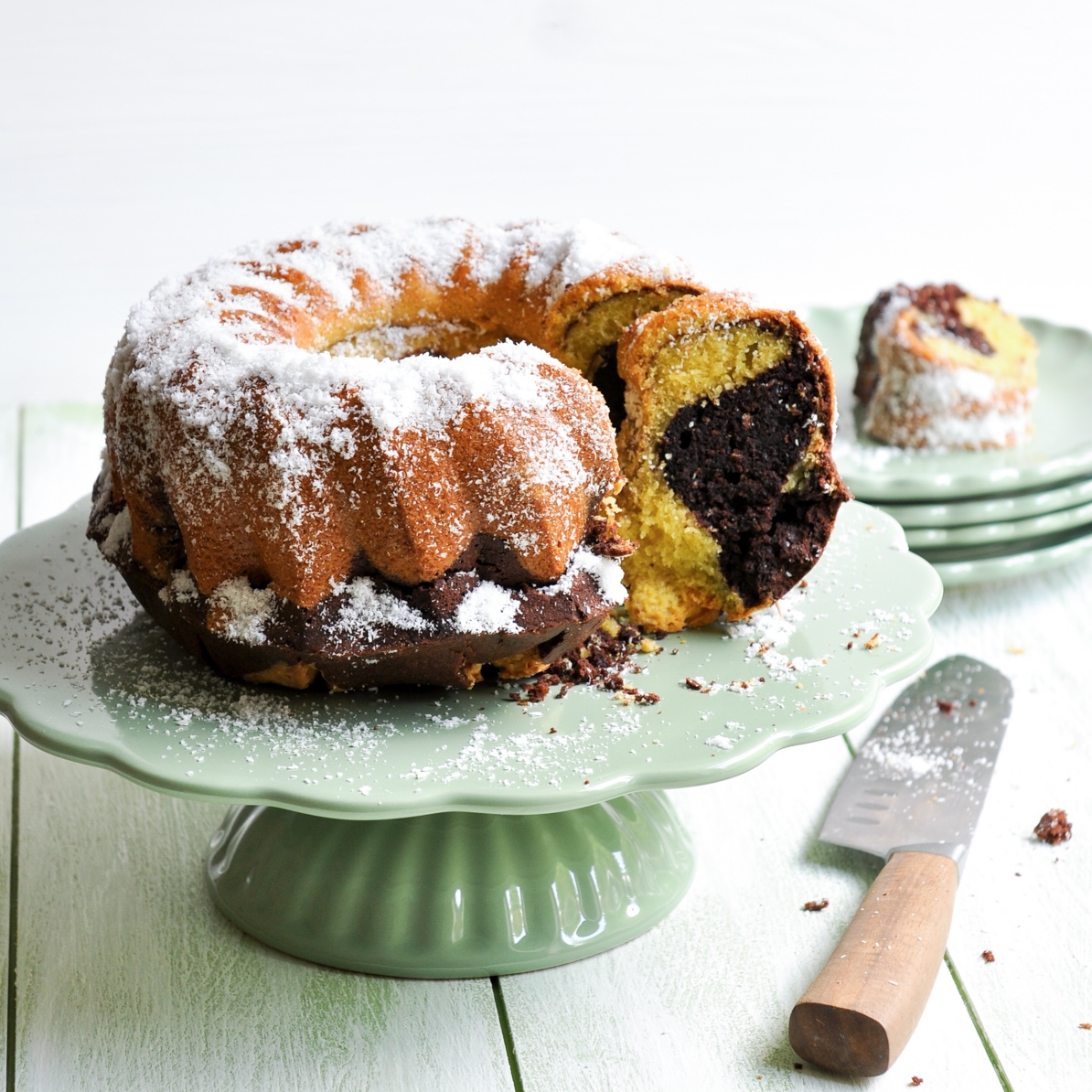 Marmorkuchen. Mit Kokosmilch. - mix dich glücklich (Thermomix-Rezepte) Marmorkuchen. Mit Kokosmilch. - mix dich glücklich (Thermomix-Rezepte)