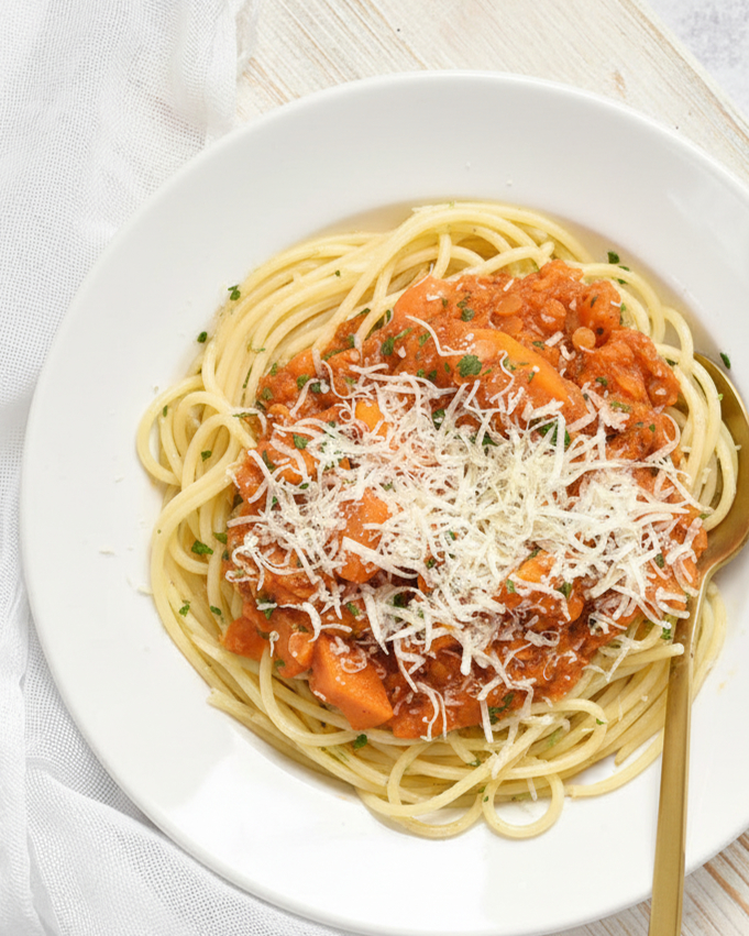 Kürbis Bolognese Thermomix