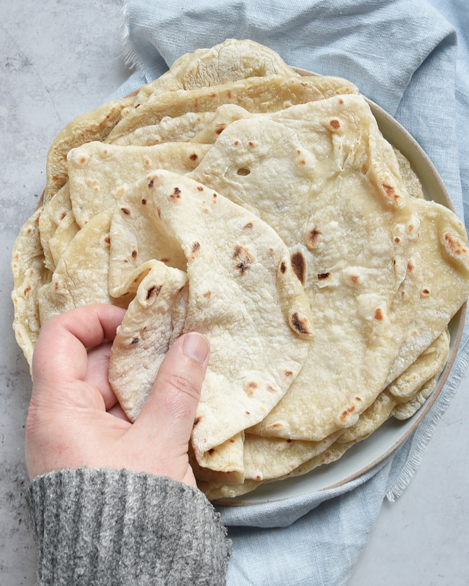 Wraps selbst gemacht ähnlich wie Tortilla Wraps