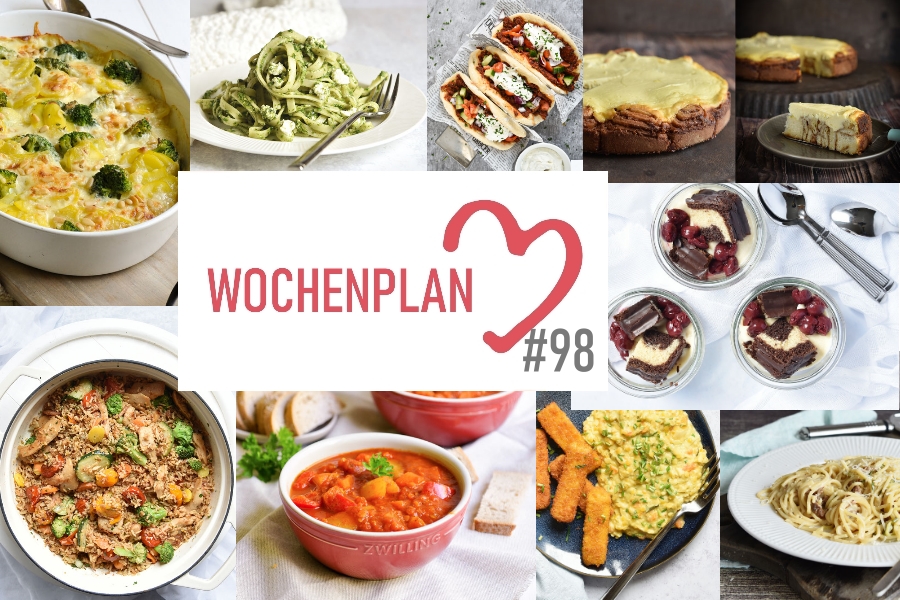 Wochenplan 98 Abwechslungsreiche Rezeptideen Fur Eine Woche Mix Dich Glucklich Thermomix Rezepte Food Non Essen Kosmetik Putzmittel Etc 