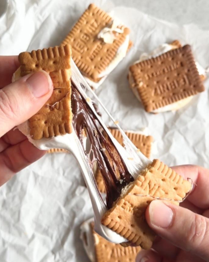 Rezept für S´mores aus dem Airfryer, Smores Heißluftfritteuse