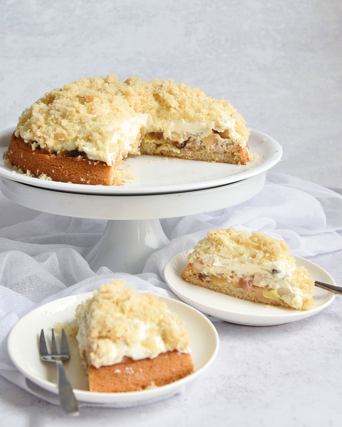 Maulwurfkuchen in der Version Bratapfel, einfach zu machen, Thermomix