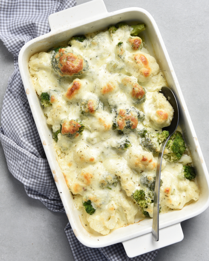 Blumenkohl Brokkoli Gratin 