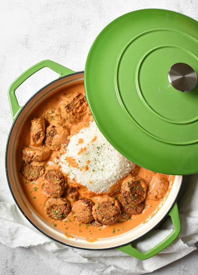 Falafel Curry mit Reis Thermomix