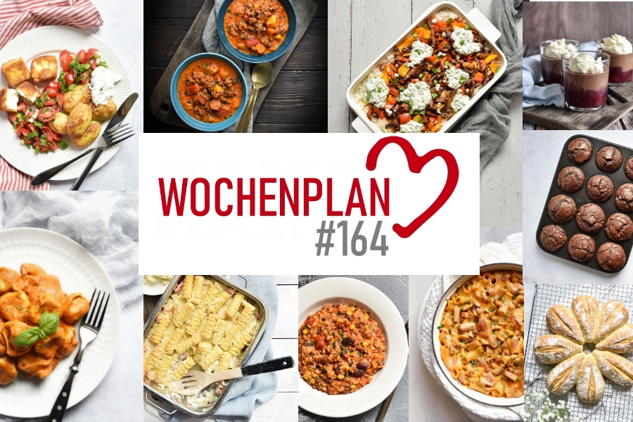 Wochenplan #164. Abwechslungsreiche Rezeptideen für eine Woche. - mix ...