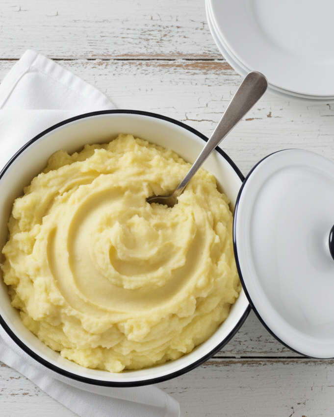 bester Kartoffelbrei aus dem Thermomix mit Stückchen vegan möglich