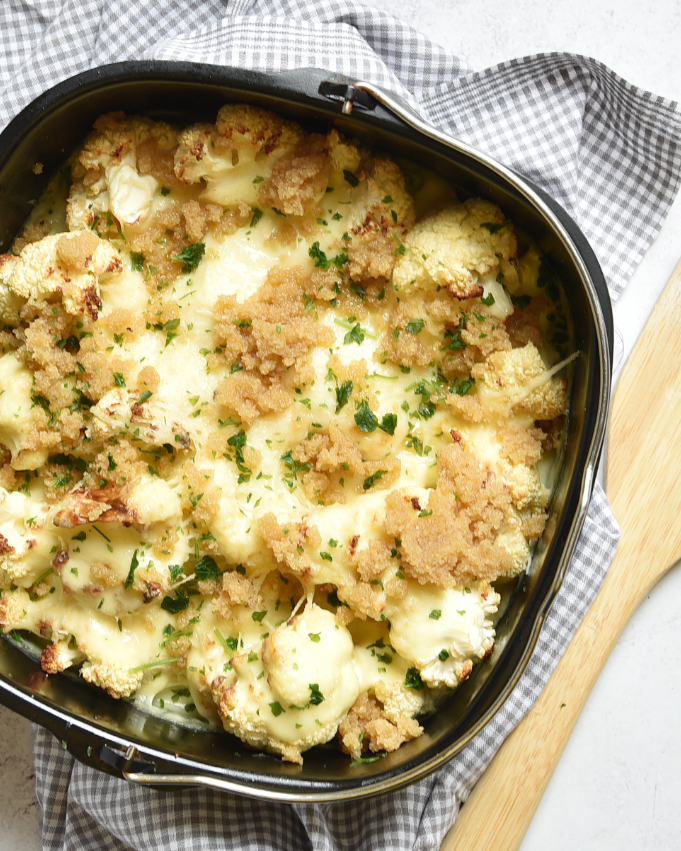 polnischer Blumenkohl aus dem Airfryer Soße aus dem Thermomix