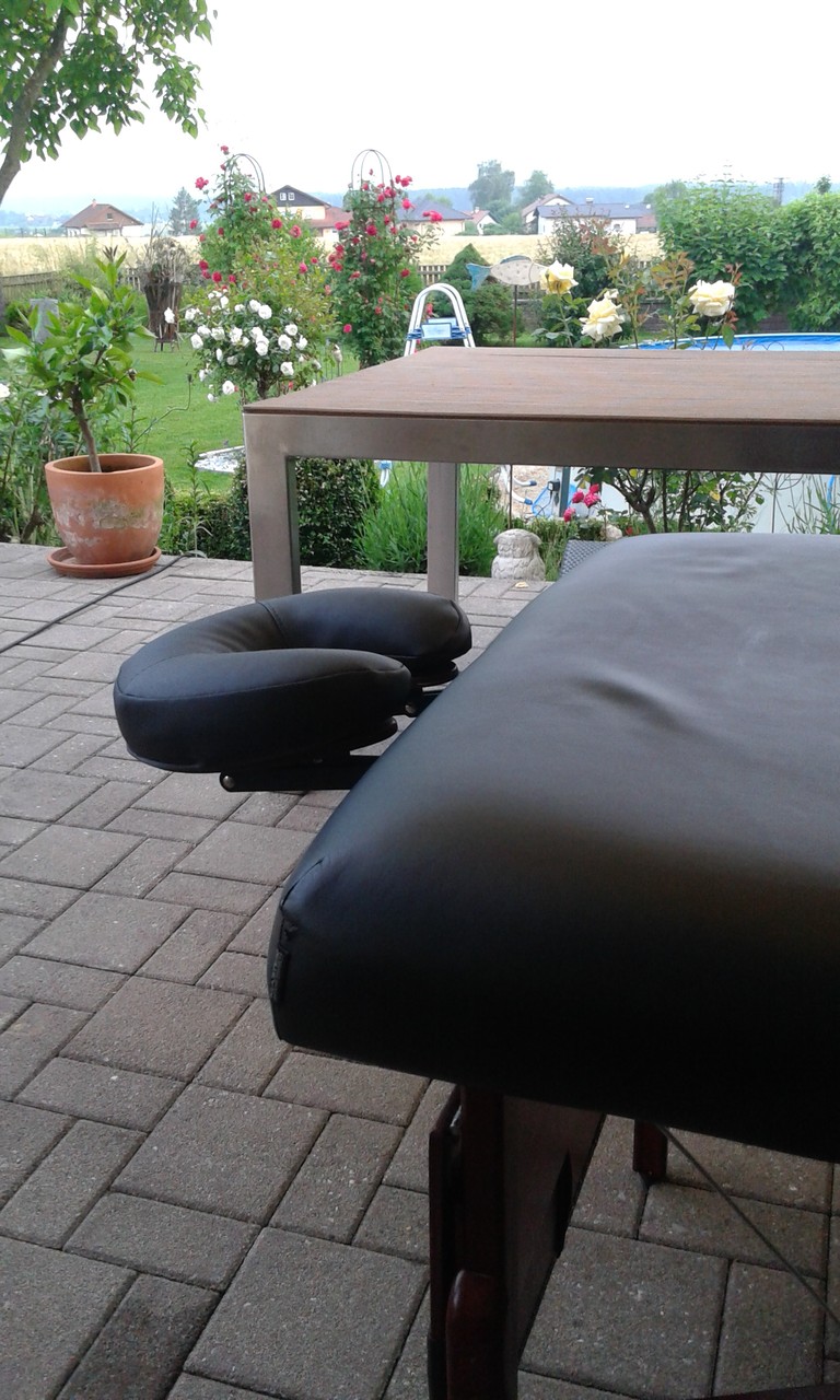Sommerabend und Massage