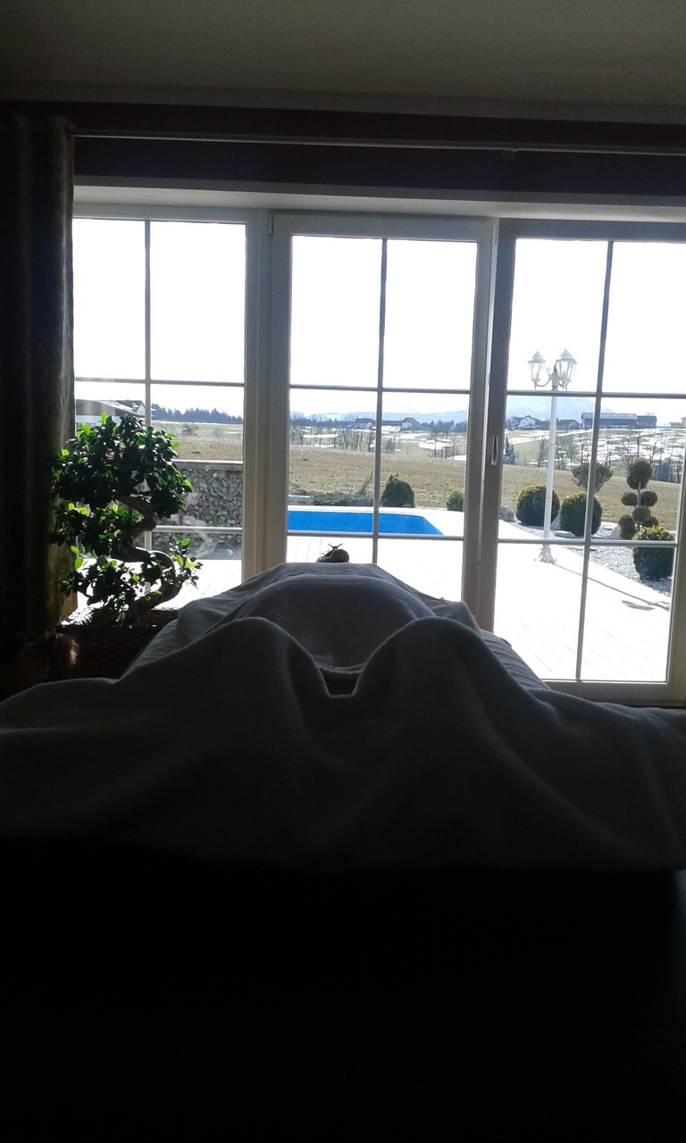 Idyllischer Ausblick bei Hausbesuch