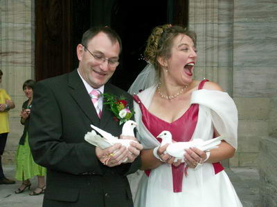 Hochzeitstauben - Hochzeitsbilder
