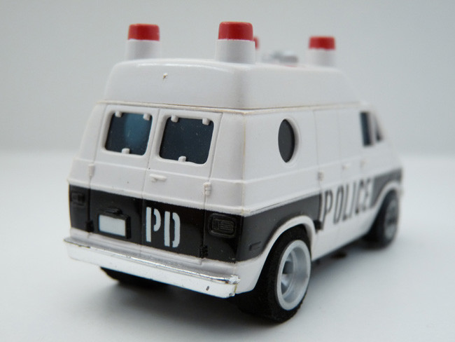 AURORA AFX Dodge Van Police weiß / schwarz #1946