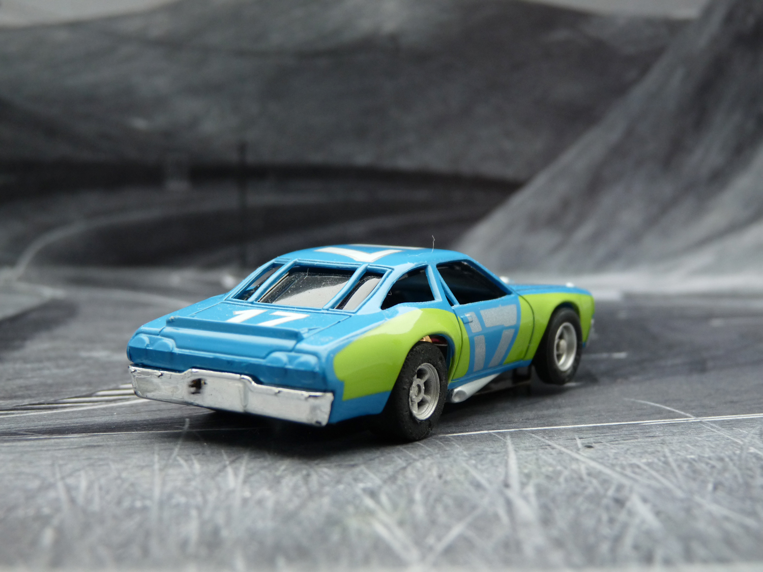 AURORA AFX Chevelle Stocker blau-limette-silber #17