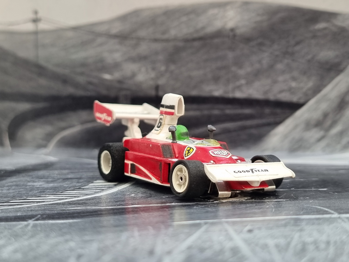 AURORA AFX G-Plus Ferrari F1 Niki Lauda grüner Scheibe Nr. 5643