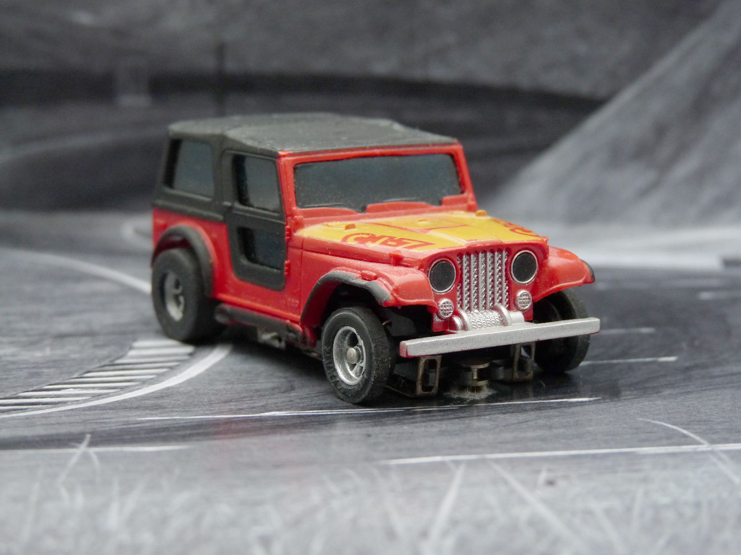 AURORA AFX Jeep CJ-7