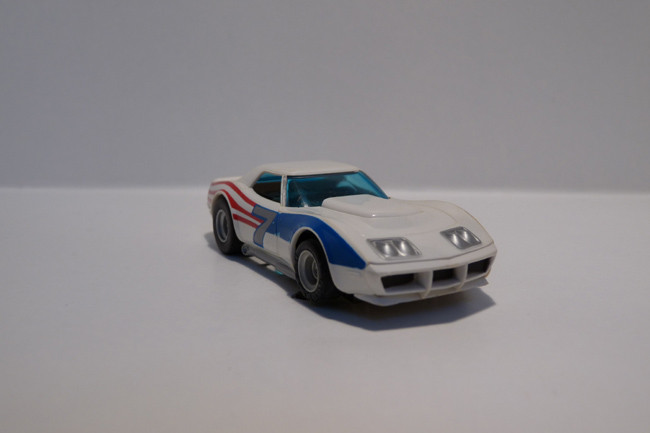 AURORA AFX Corvette "A" Produktion weiß/Flagge #7