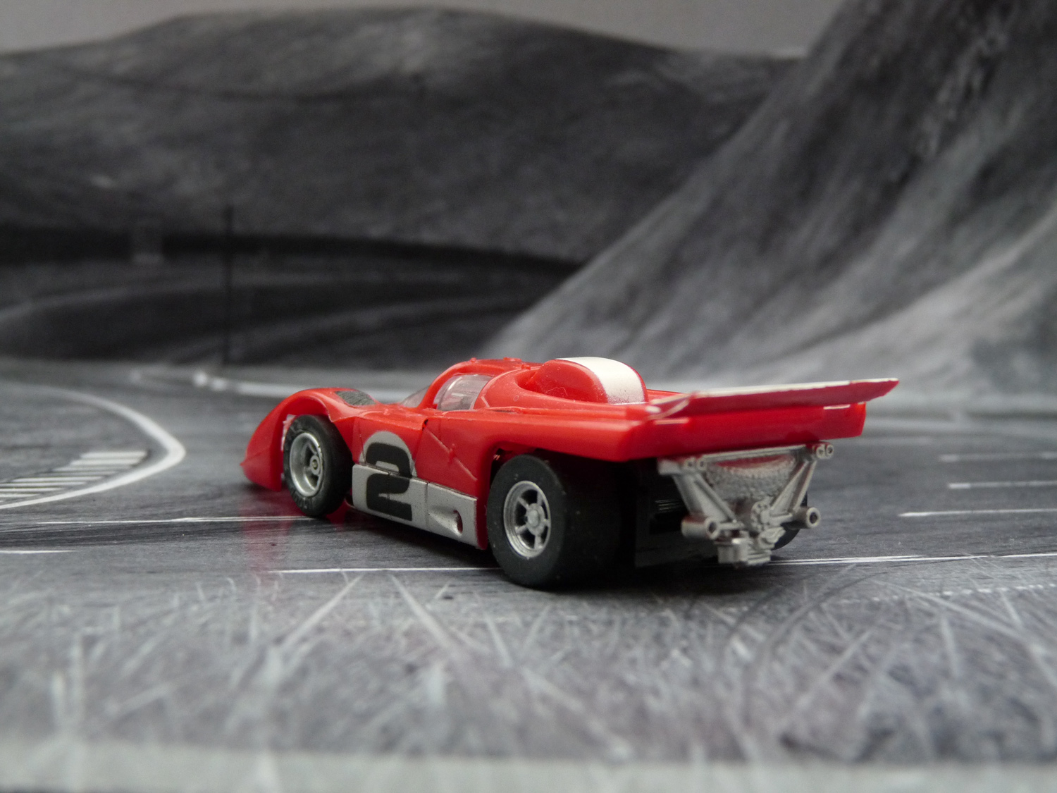 AURORA AFX Ferrari 512M rot/weiß/silber #2