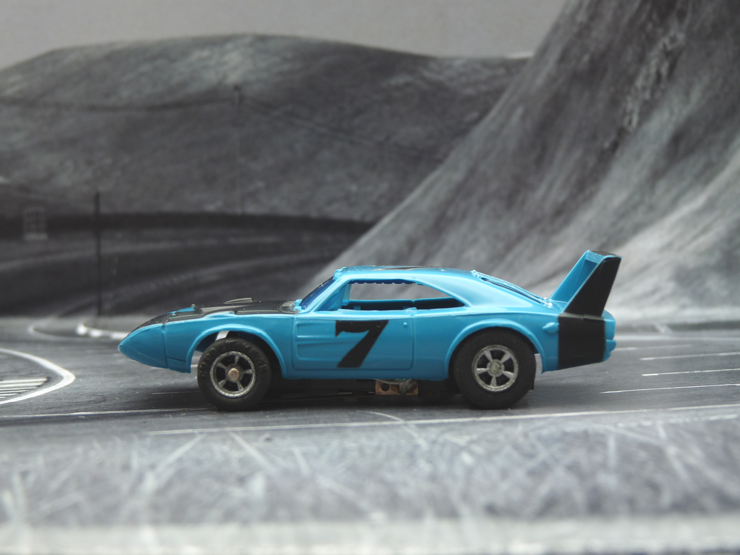 AURORA AFX Daytona Charger blau/schwarz