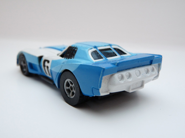 AURORA AFX Corvette GT weiß/blau/hellblau #6