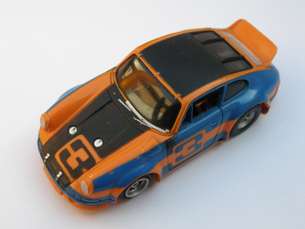 Porsche Carrera orange/blau/schwarz