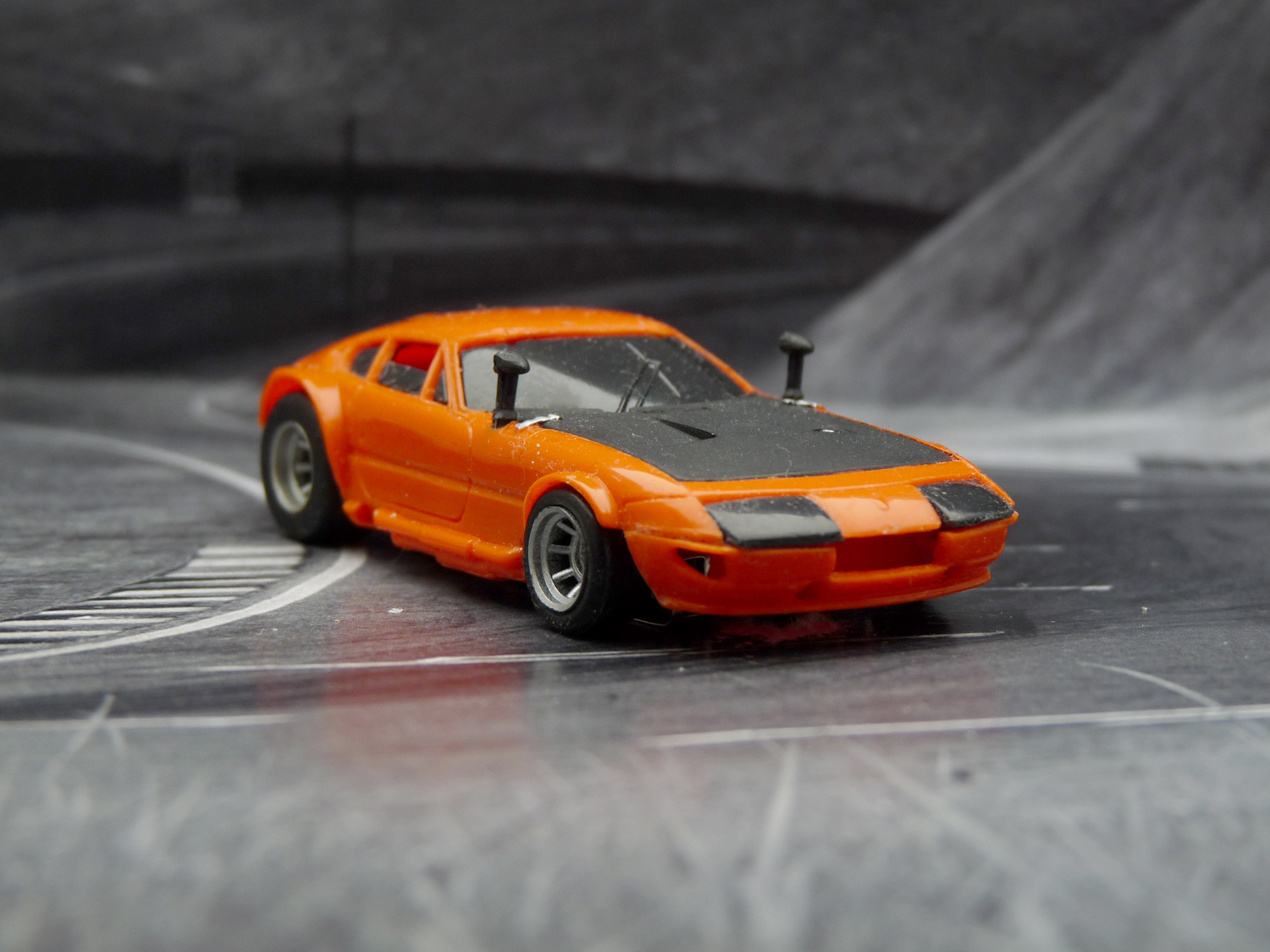 AURORA AFX Ferrari Daytona orange/schwarz