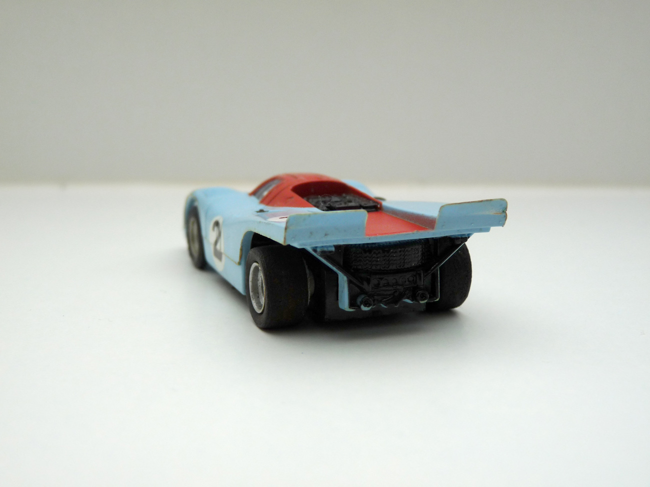 AURORA AFX Porsche 917 hellblau/orange "Gulf" #2 - klare Scheibe