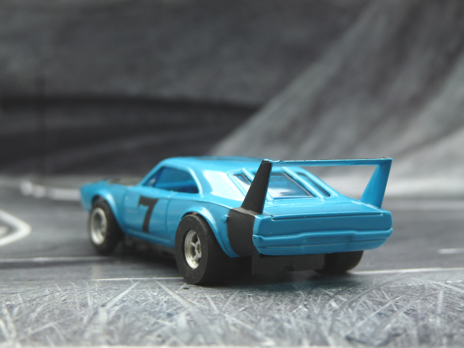 AURORA AFX Daytona Charger blau/schwarz mit Licht #7