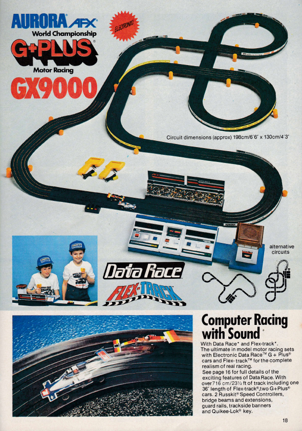 Aurora afx slot car track best sale