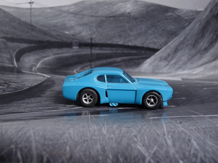 AURORA AFX Ford Capri RS 2600 blau