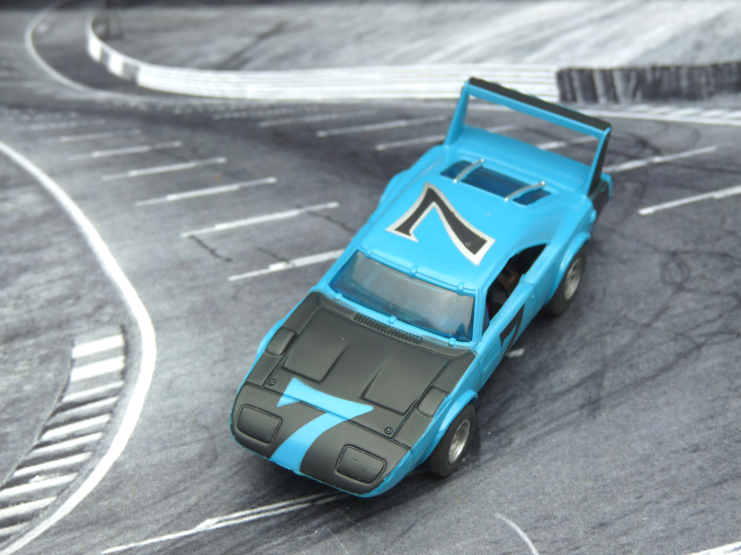 AURORA AFX Daytona Charger blau/schwarz