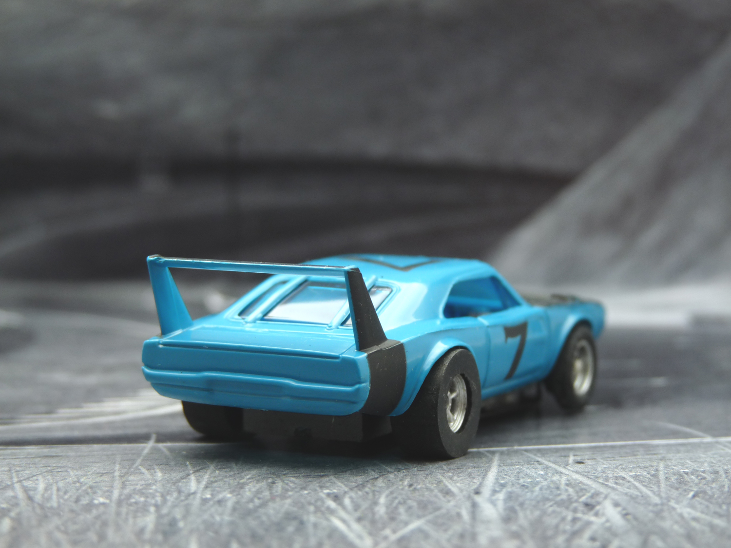 AURORA AFX Daytona Charger blau/schwarz mit Licht #7