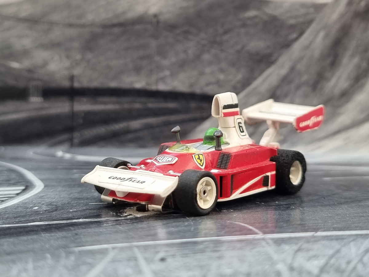 AURORA AFX G-Plus Ferrari F1 Niki Lauda grüner Scheibe Nr. 5643