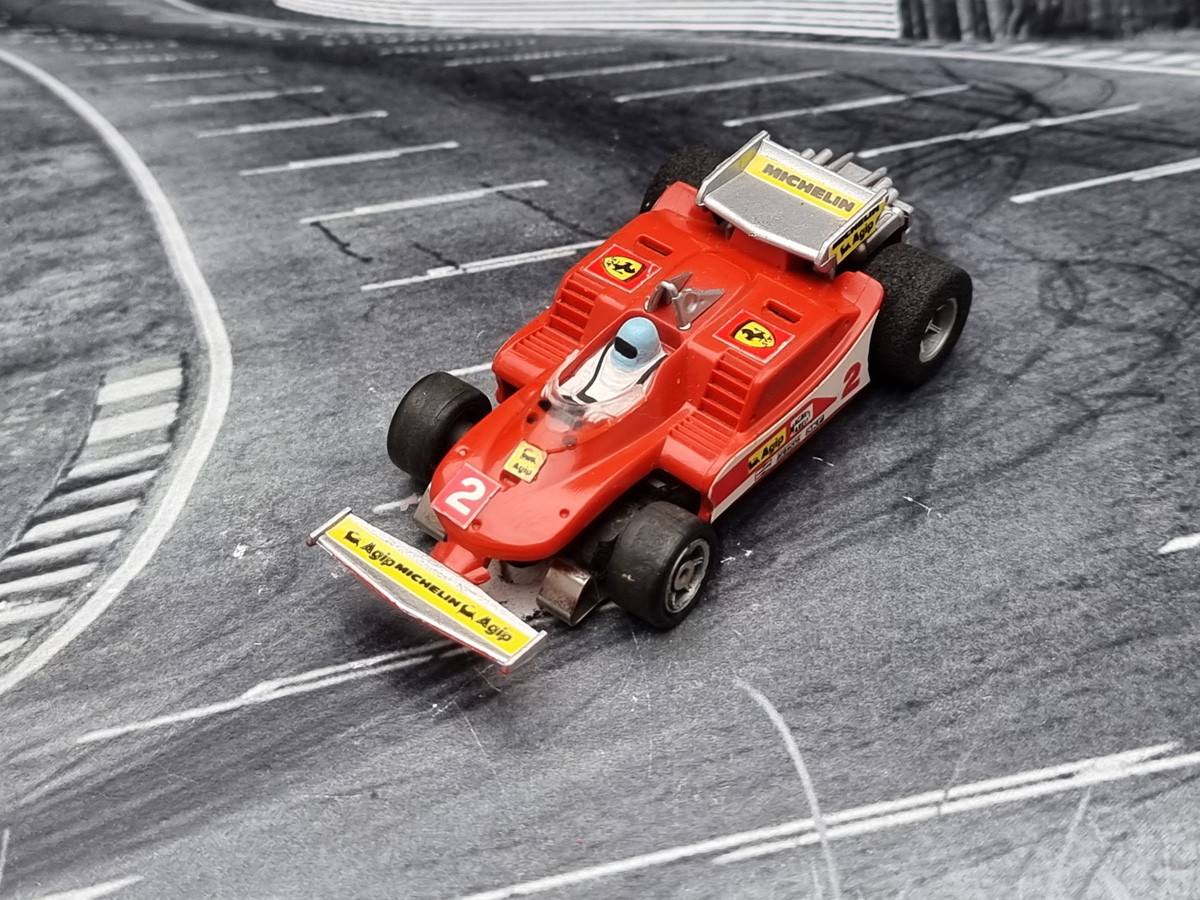 AURORA AFX G-Plus Ferrari 312 T4 klare Scheibe Art. 5657