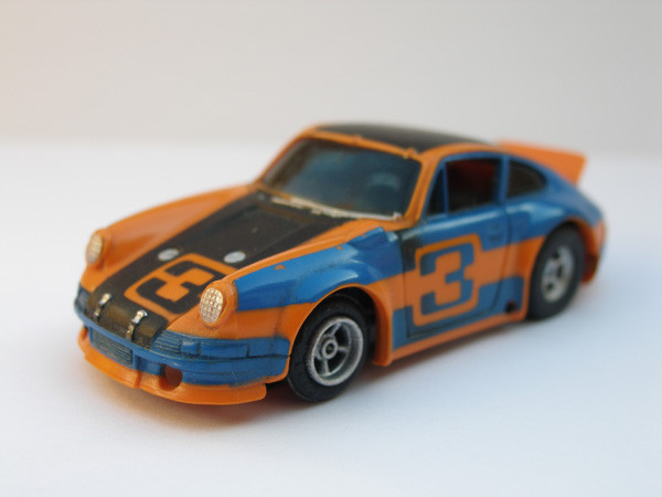 Porsche Carrera orange/blau/schwarz