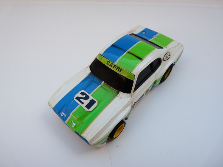 AURORA AFX Ford Capri RS 2600 weiß/grün/blau #21 "European Version"