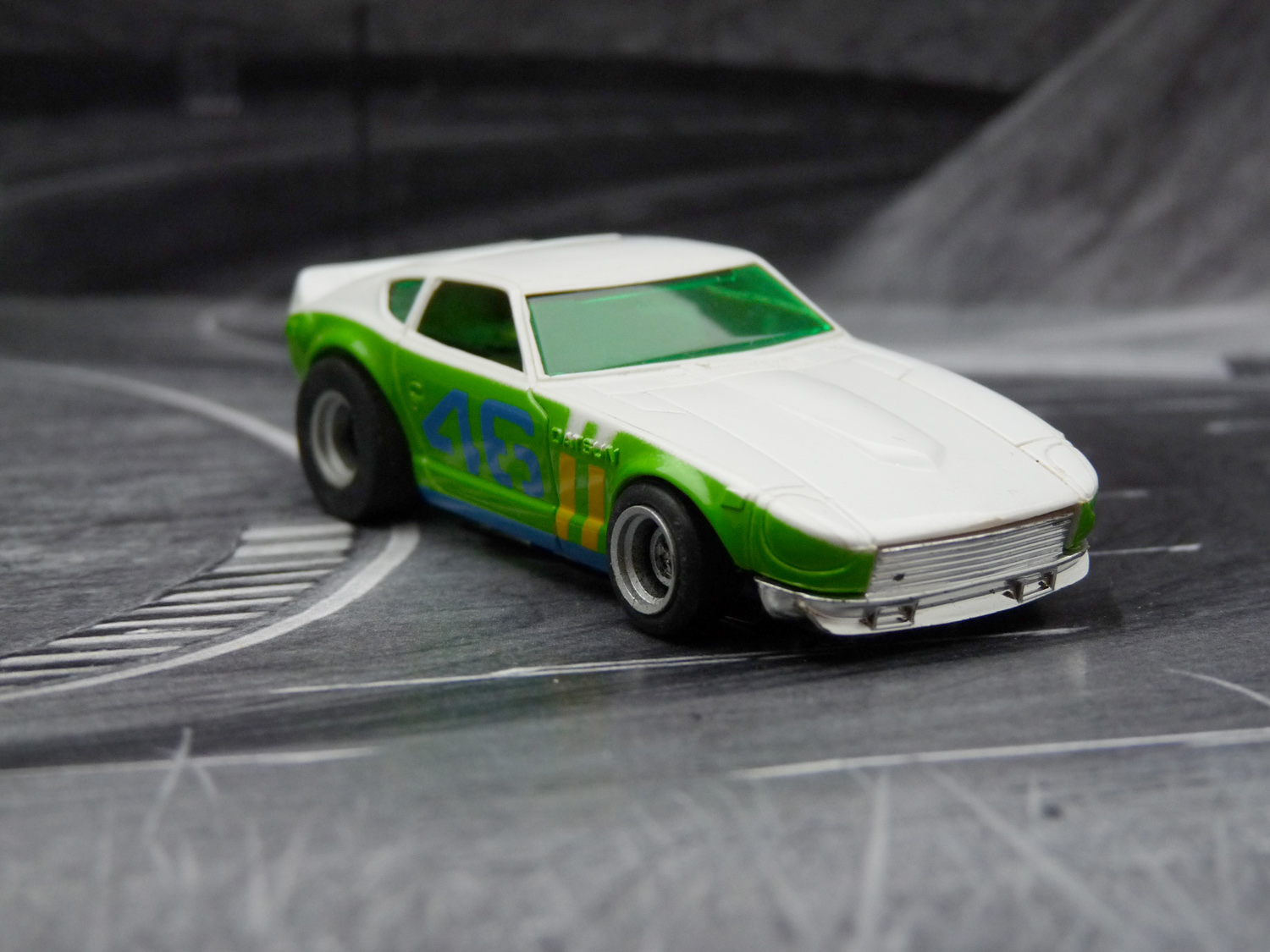 AURORA AFX Bre Datsun 240Z weiß / grün #46