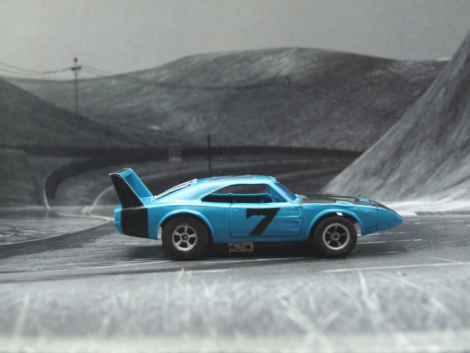 AURORA AFX Daytona Charger blau/schwarz