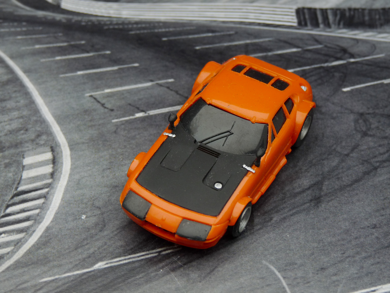 AURORA AFX Ferrari Daytona orange/schwarz