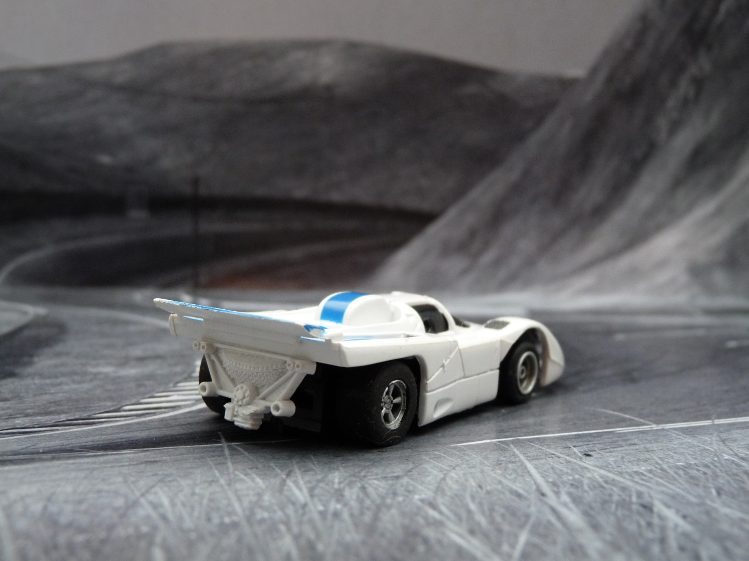 AURORA AFX Ferrari 512M weiß/blau #2