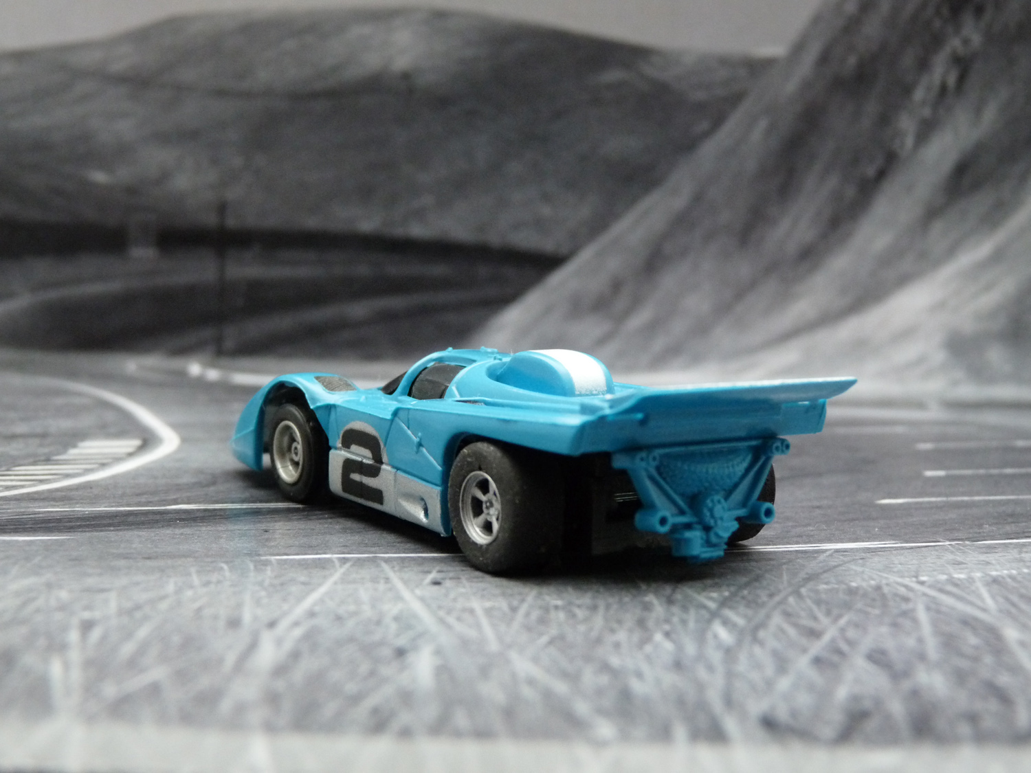 AURORA AFX Ferrari 512M blau/weiß/silber #2