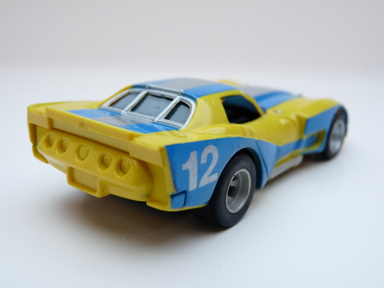AURORA AFX Corvette GT gelb/blau/silber #12