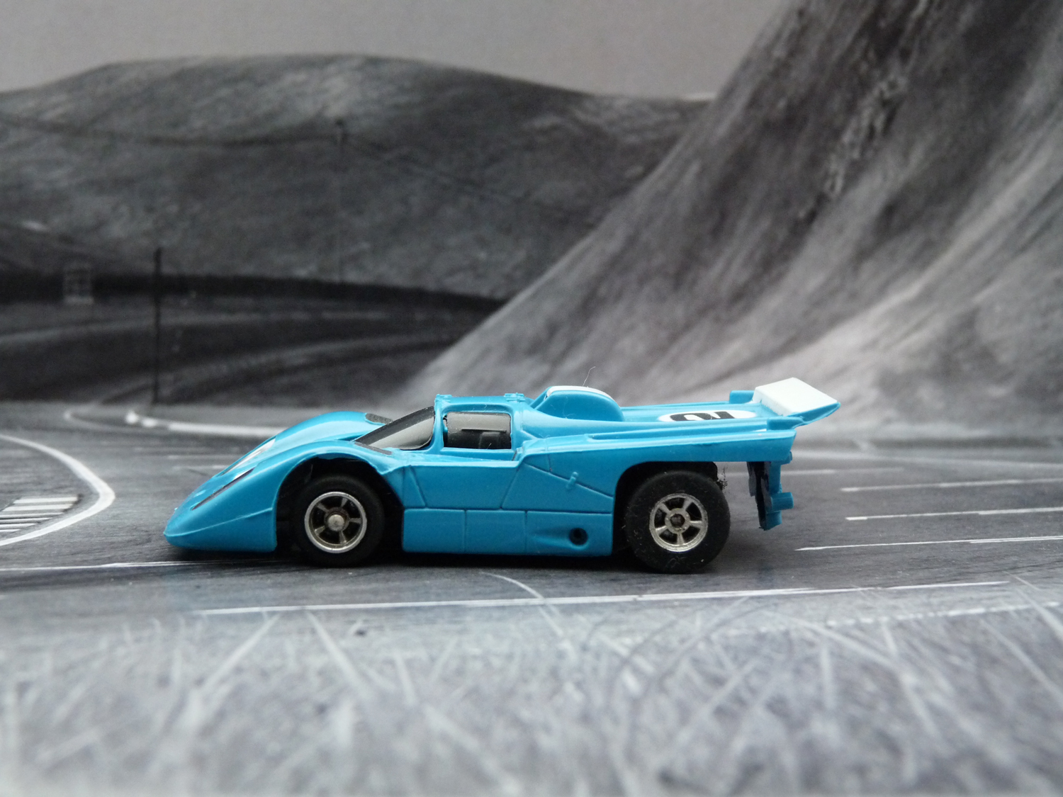 AURORA AFX Ferrari 512M blau/weiß #2