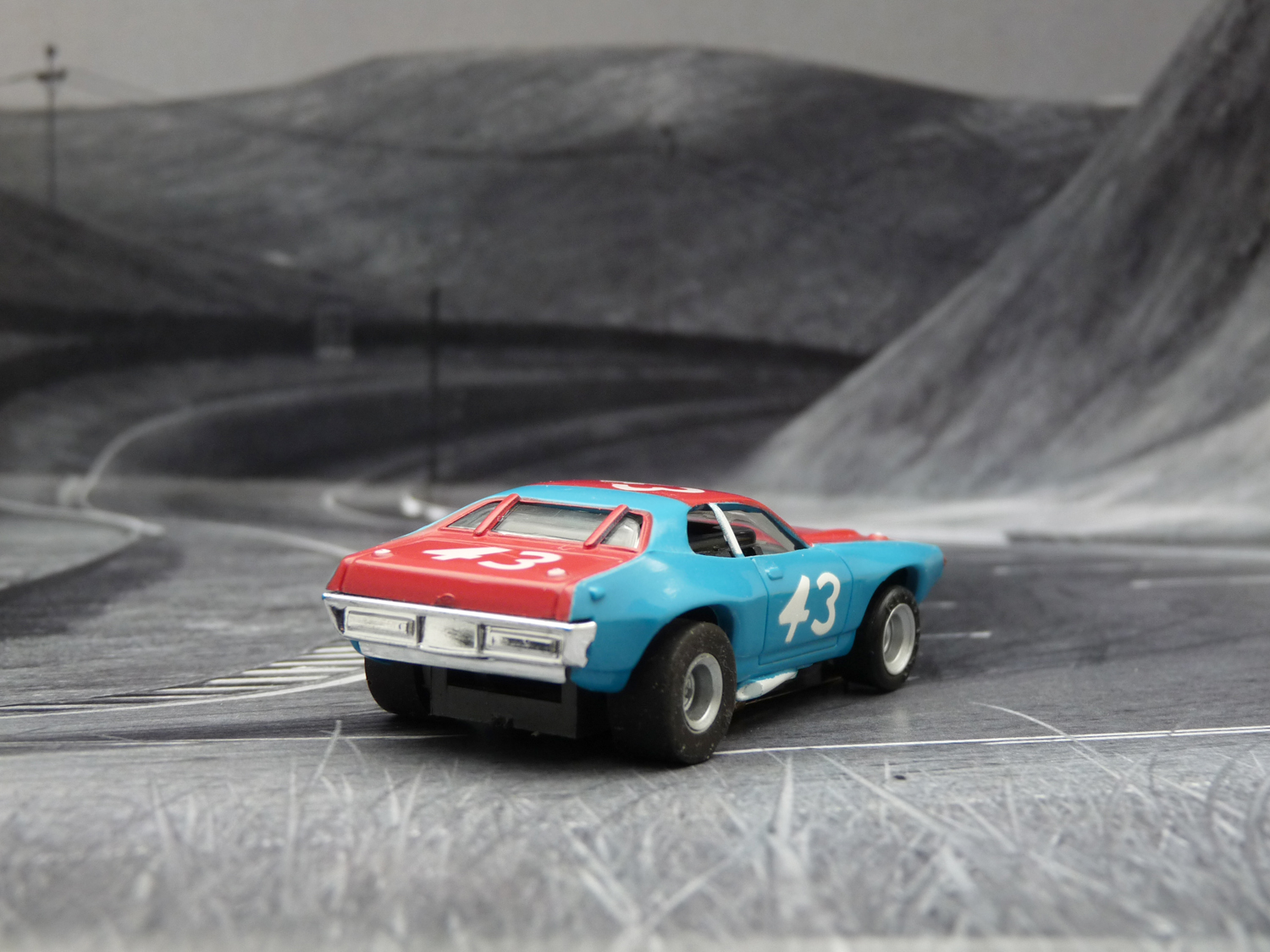 Plymouth Road Runner Stock Car "blue nose"