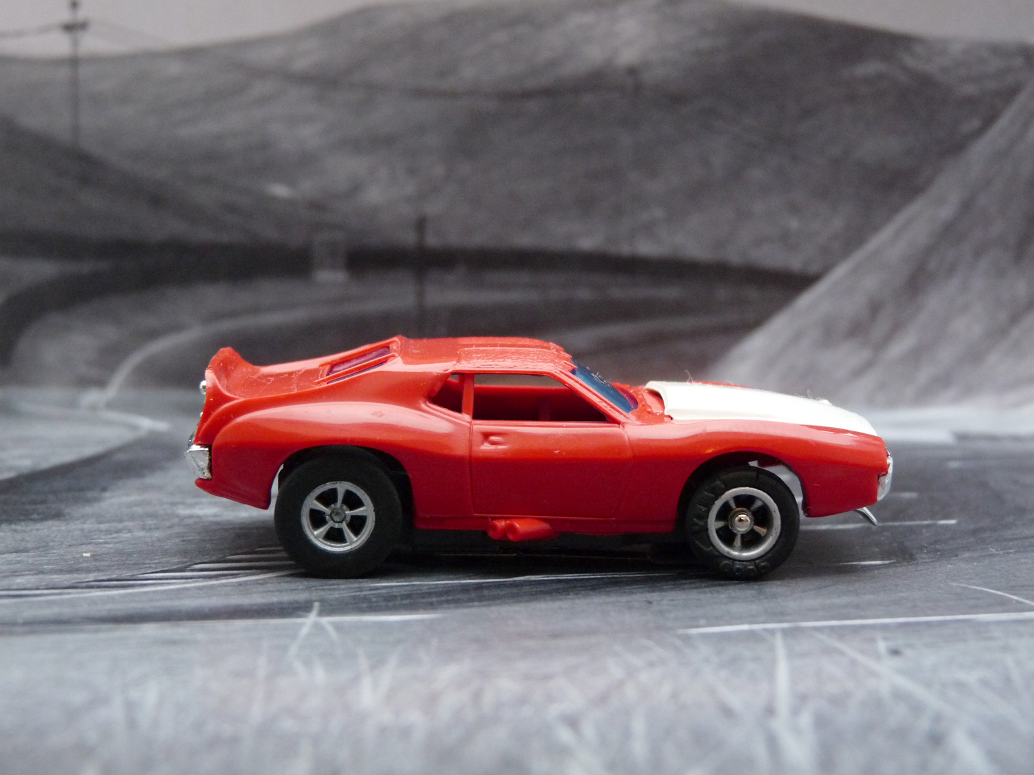 Aurora AFX Javelin Trans Am rot/weiße Haube