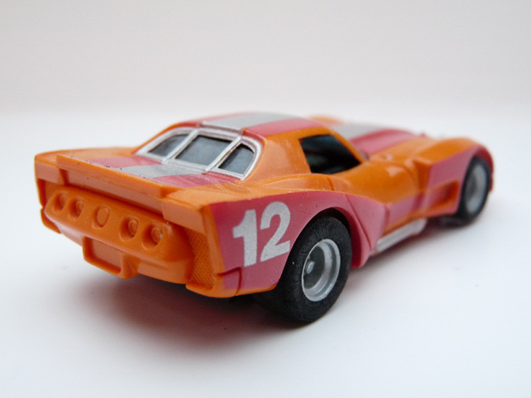 AURORA AFX Corvette GT orange/rot/silber #12