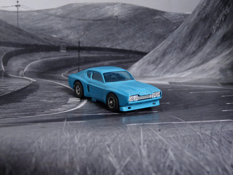 AURORA AFX Ford Capri RS 2600 blau