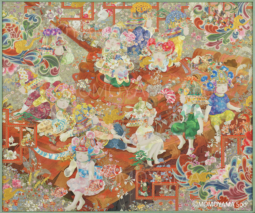 「花兜®️」HANAKABUTO for Peace …花兜®️シリーズはこの絵から始まりました。