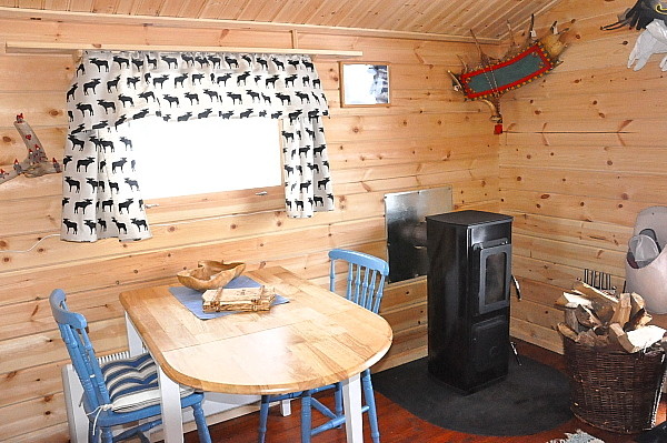 Ein teil der Hütte "Elch"