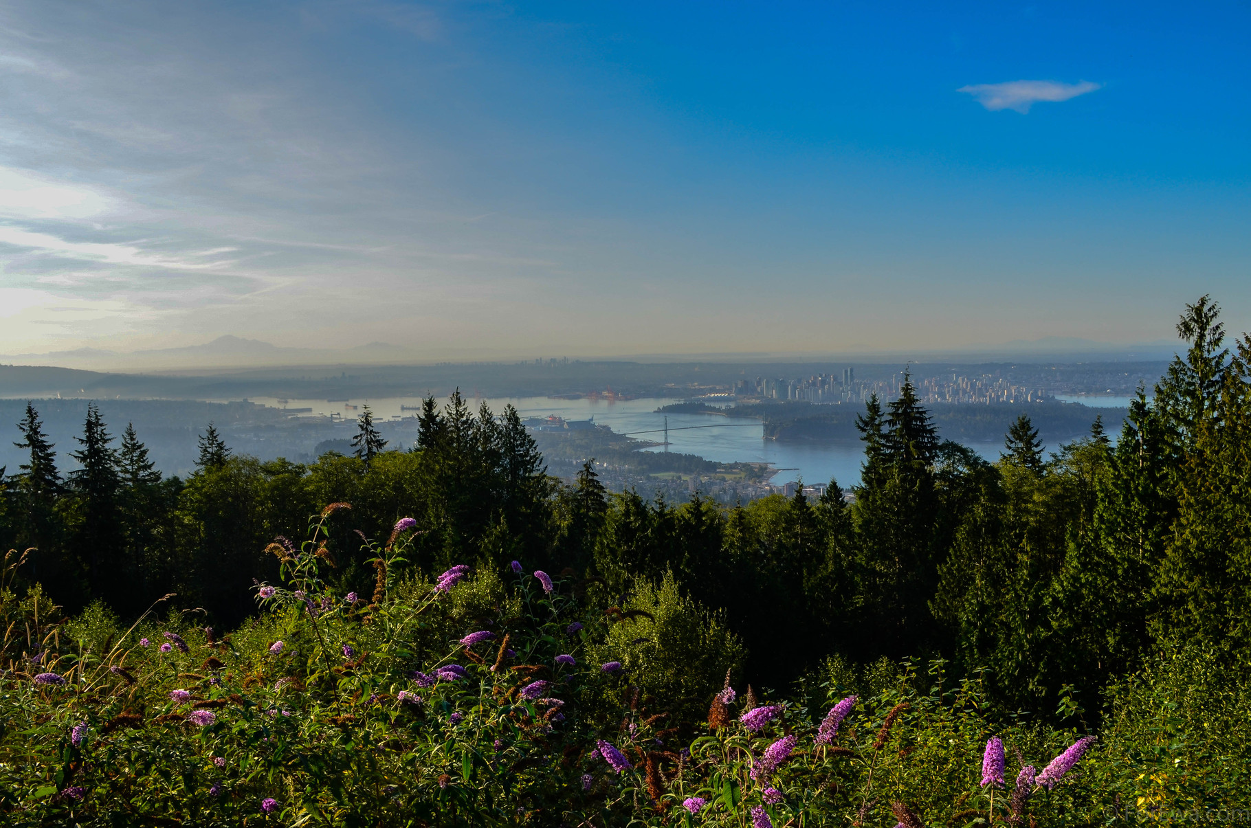 View of Vancouver, West Kanada