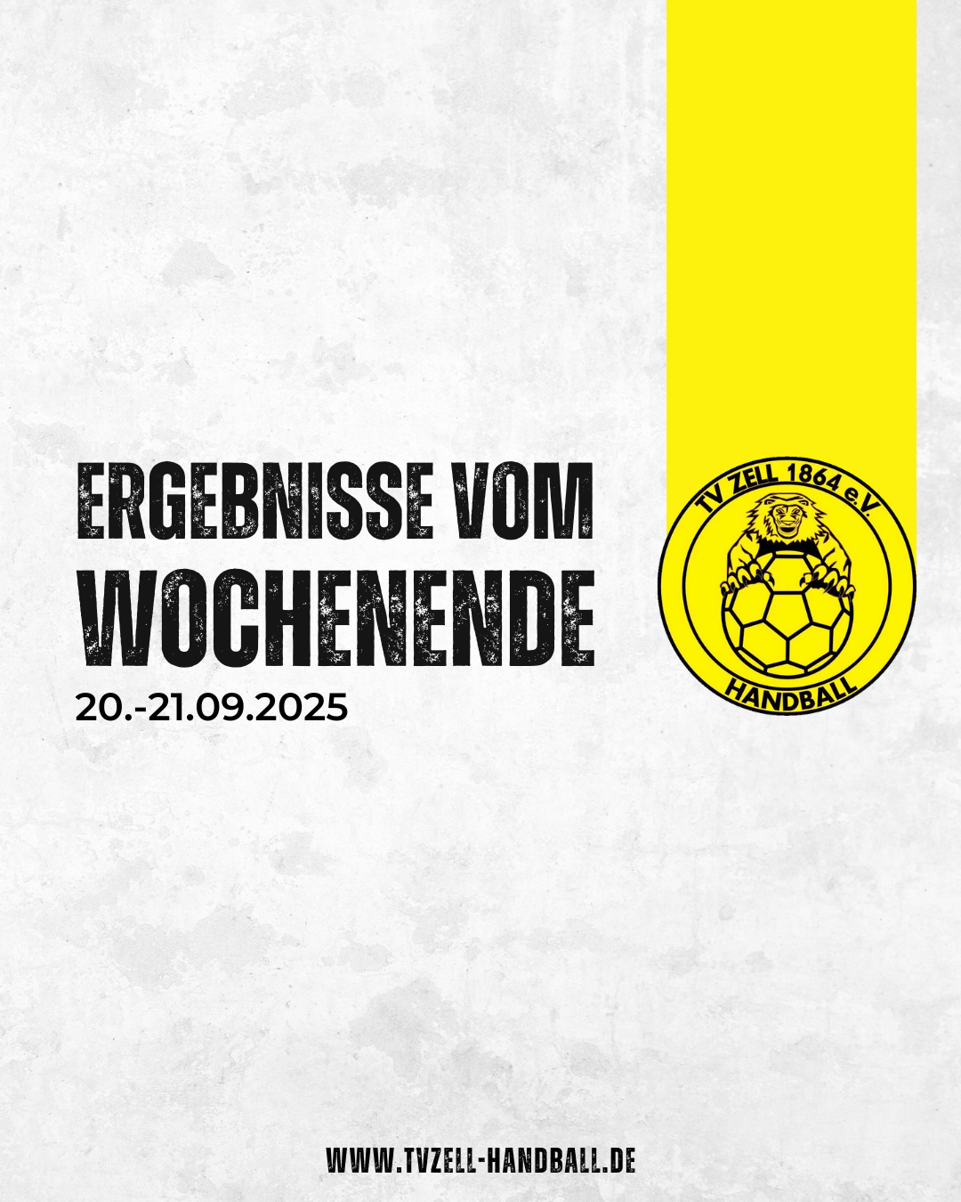 Ergebnisse vom Wochenende